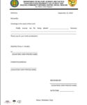 Military Excuse Letter Template
